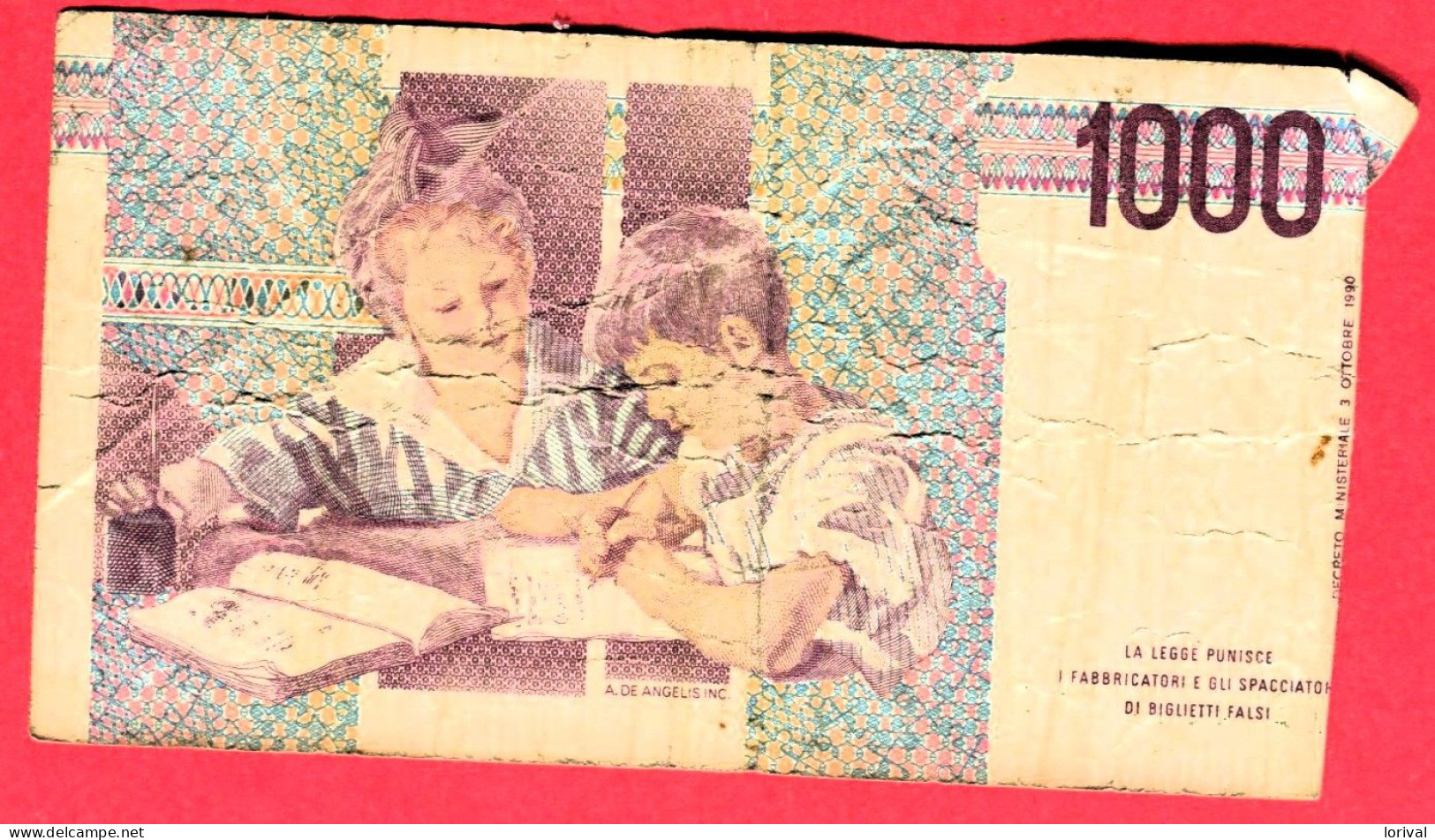 Tb 2 Euros - 1000 Lire