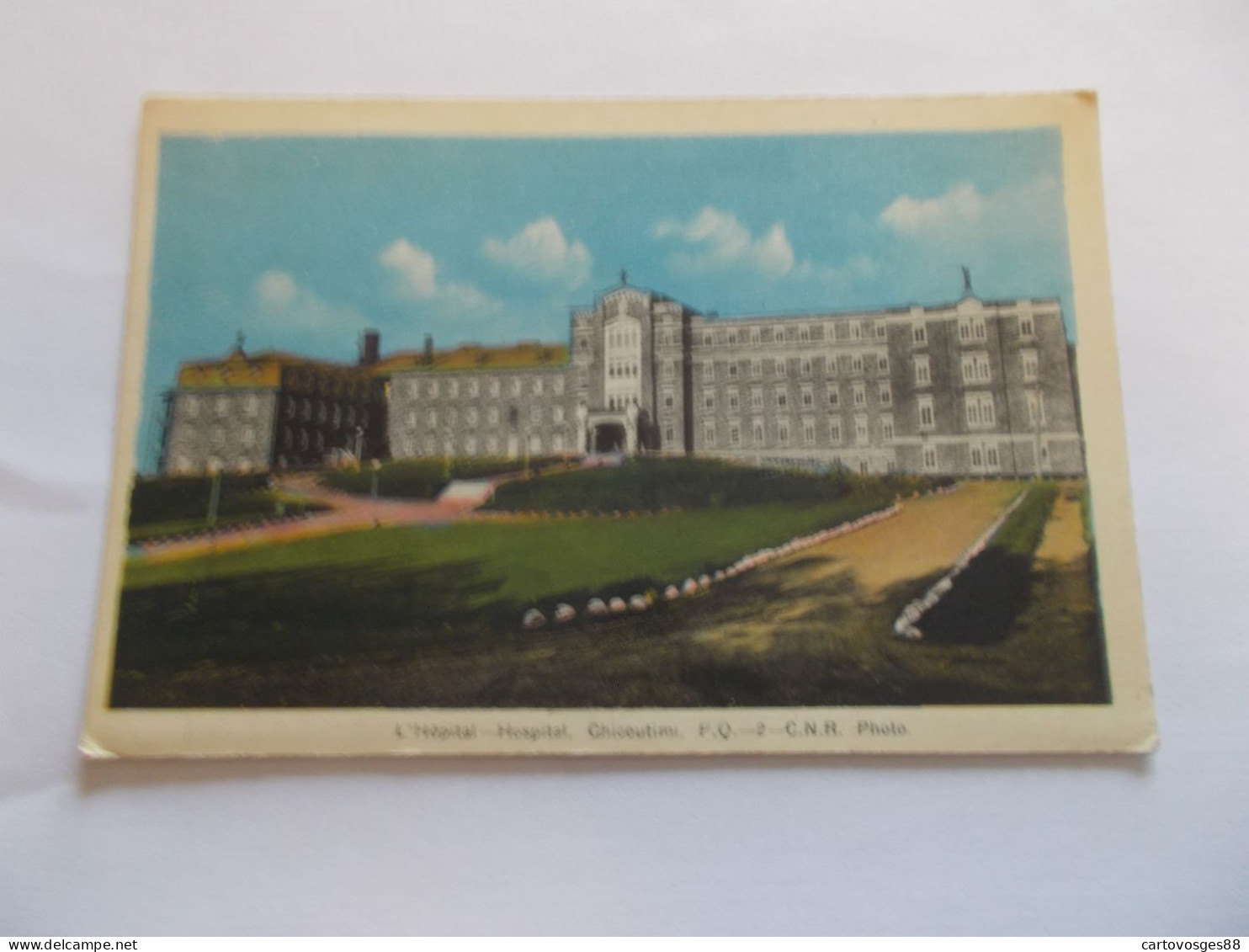 CHICOUTIMI P.Q  ( CANADA QUEBEC )  L HOPITAL VUE GENERALE  COLORISER - Chicoutimi