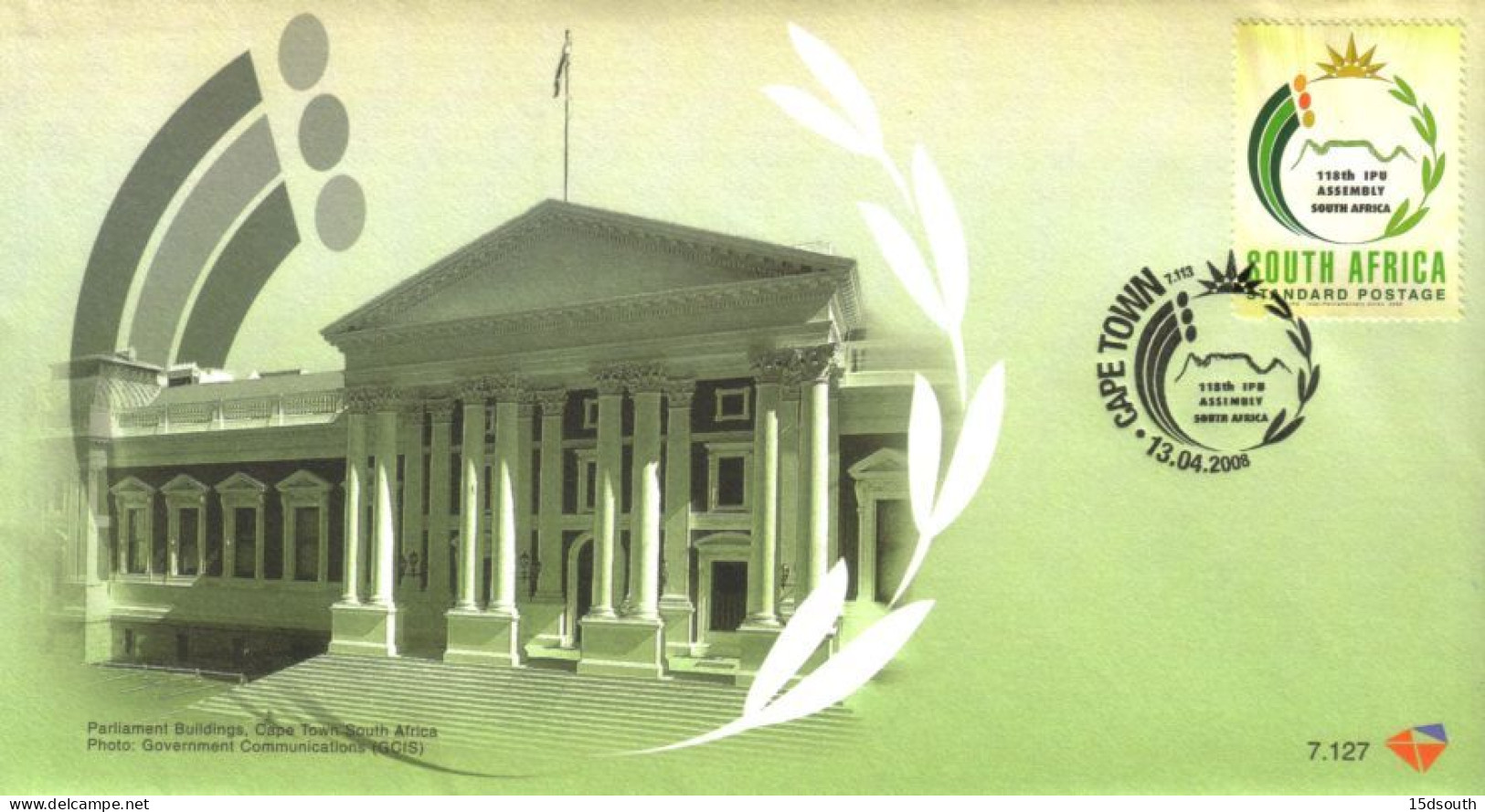 South Africa - 2008 118th IPU Assembly FDC # SG 1650 - FDC