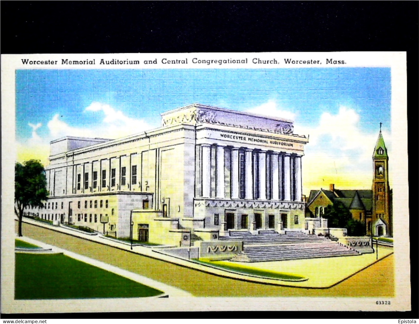 ► Worcester Memorial Auditorium   (Massachusetts) -  1920/30s - Worcester