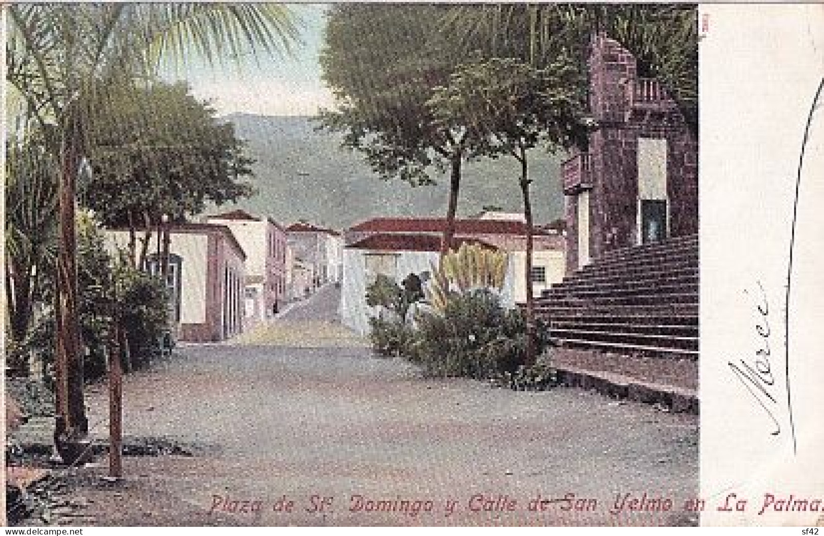 PLAZA DE STO DOMINGO Y CALLE DE SAN YELMO EN LA PALMA - La Palma