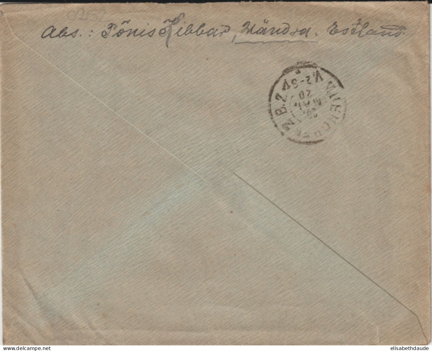 1920 - ESTONIE - ENVELOPPE RECOMMANDEE De VÄNDRA => MÜNCHEN - Estonia