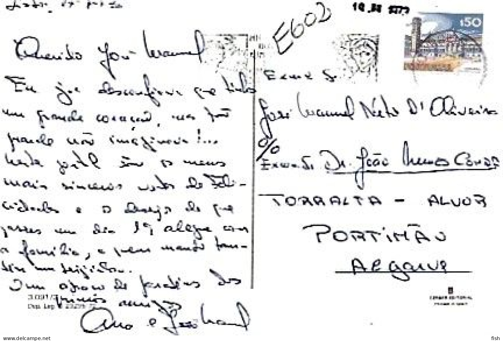 Portugal & Marcofilia, Humor, Infantil,  Lisboa A  Alvor 1973 (534333) - Cartas & Documentos