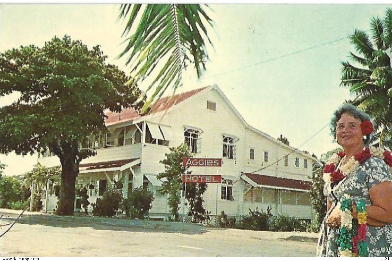 Carte Postale: AGGIE GREY'S Hôtel, APIA, Western SAMOA - Samoa