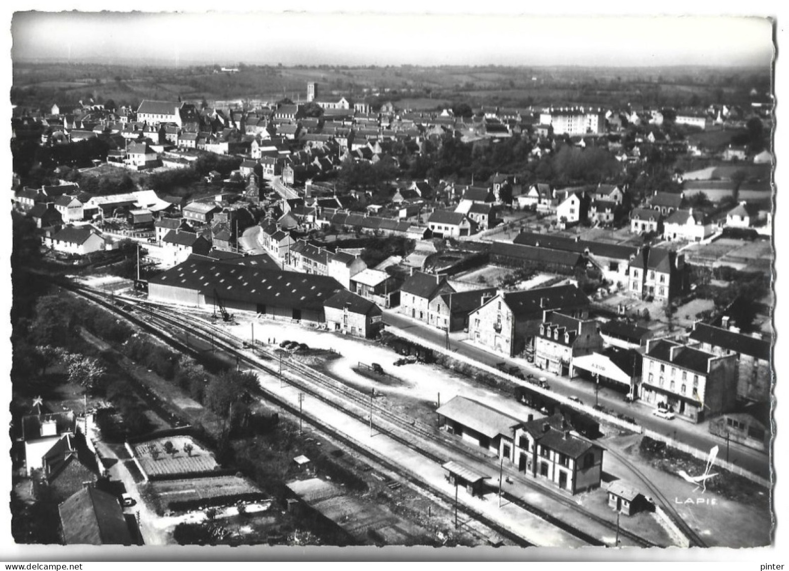 CALLAC - La Gare Et Vue Générale - Callac