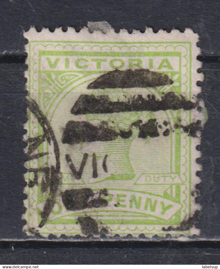 Timbre Oblitéré  De Victoria De 1886 N° 96 - Usati