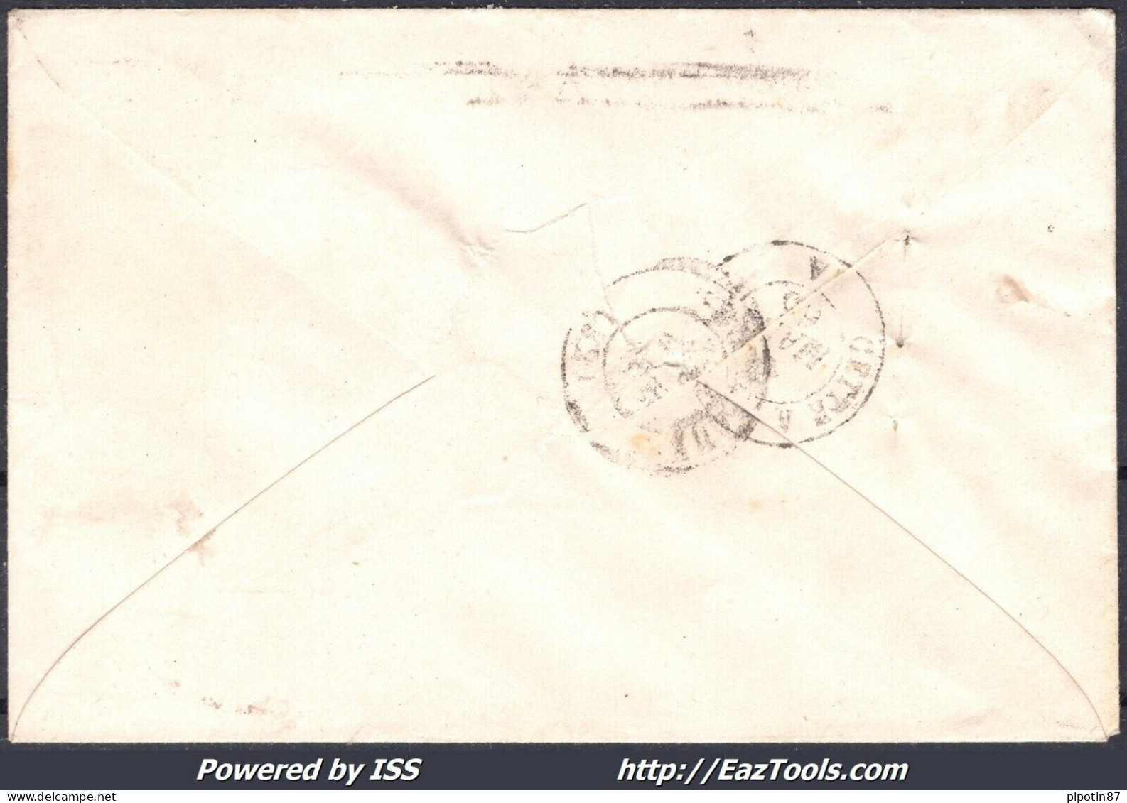 FRANCE N°22 SUR LETTRE GC 3782 ST NICOLAS DE LA GRAVE TARN & GARONNE 05/03/1865 - 1862 Napoleone III