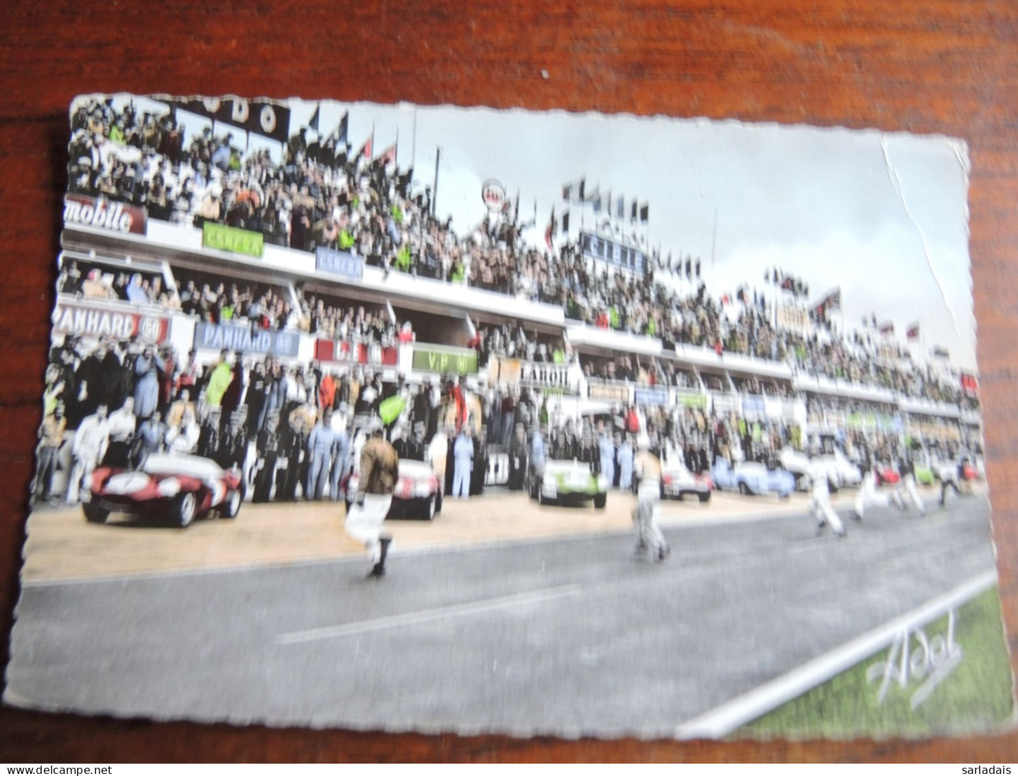 Carte Postale-24 Heures Du Mans-départ-années 50 -voitures-circuit - Le Mans