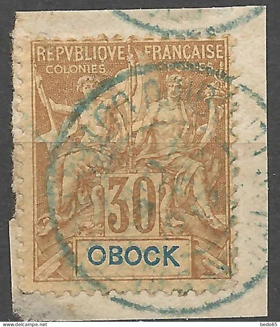 OBOCK N° 40 OBL Sur Fragment / Used - Oblitérés