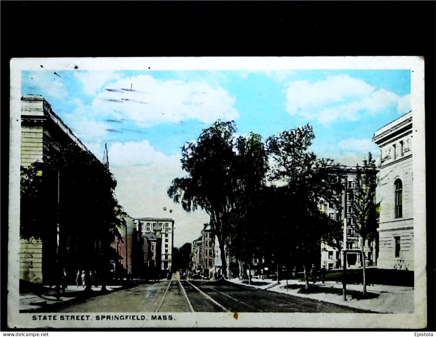 ► State Street  Springfield (Massachusetts)   1920s To Paris - Springfield