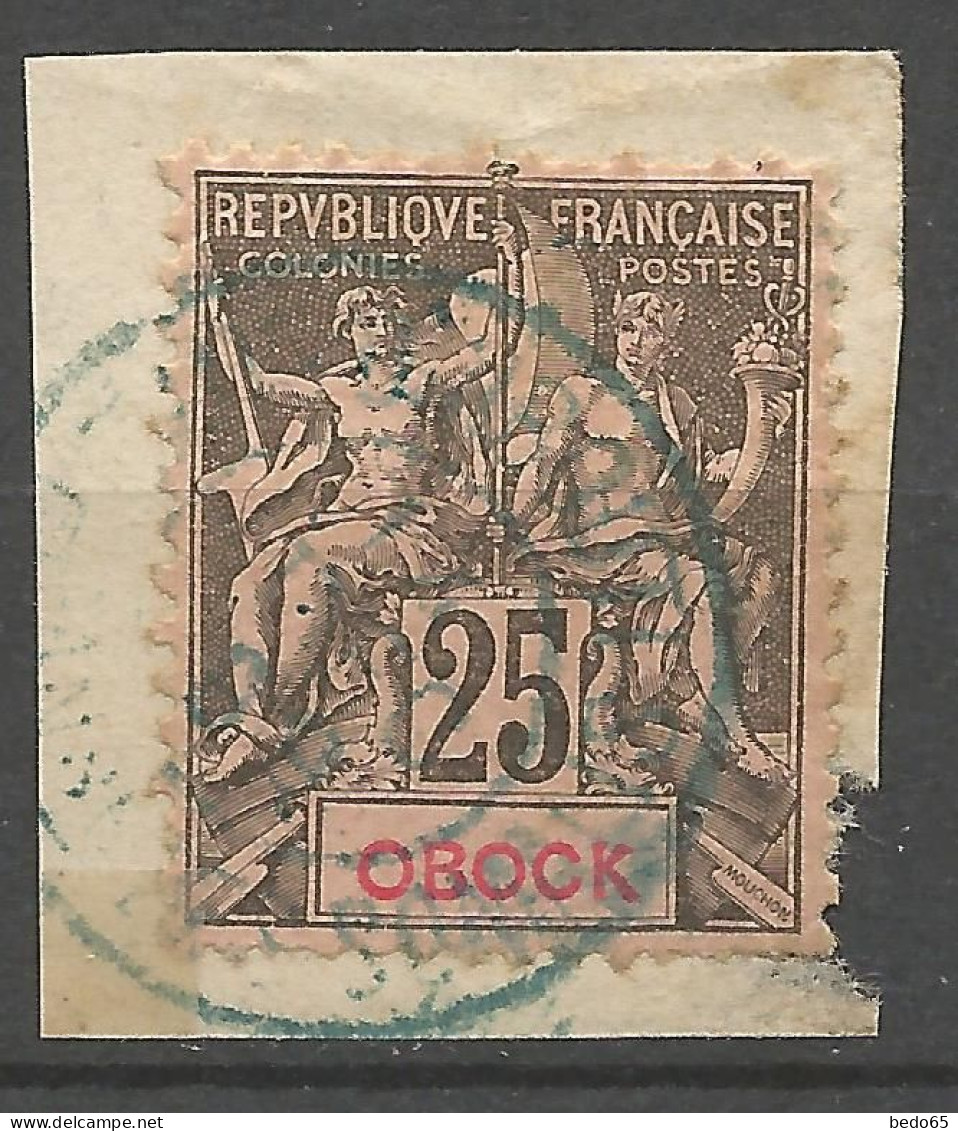 OBOCK N° 39 OBL Sur Fragment / Used - Usati