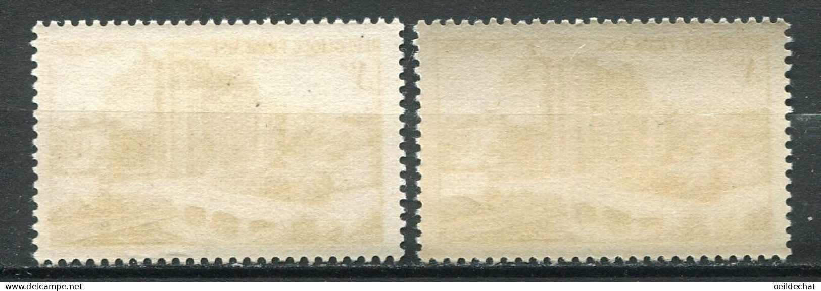 25785 FRANCE N°873*/** 8F Châteaudun : Brun Sans Le Bistre + Normal  1950  TB - Unused Stamps