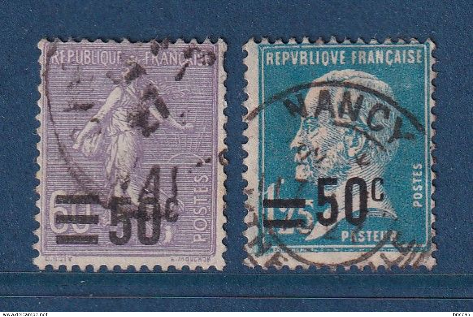 France - YT N° 222 Et 223 - Oblitéré - 1926 à 1927 - Usados