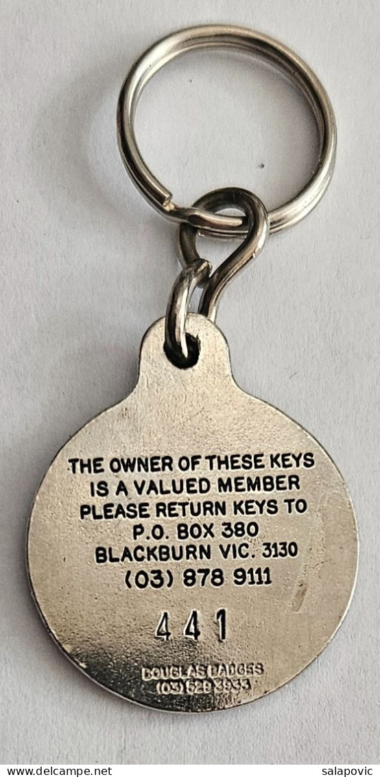 Eastside Melbourne Spectres Australia Basketball Club Pendant Keyring PRIV-1/3 - Abbigliamento, Souvenirs & Varie