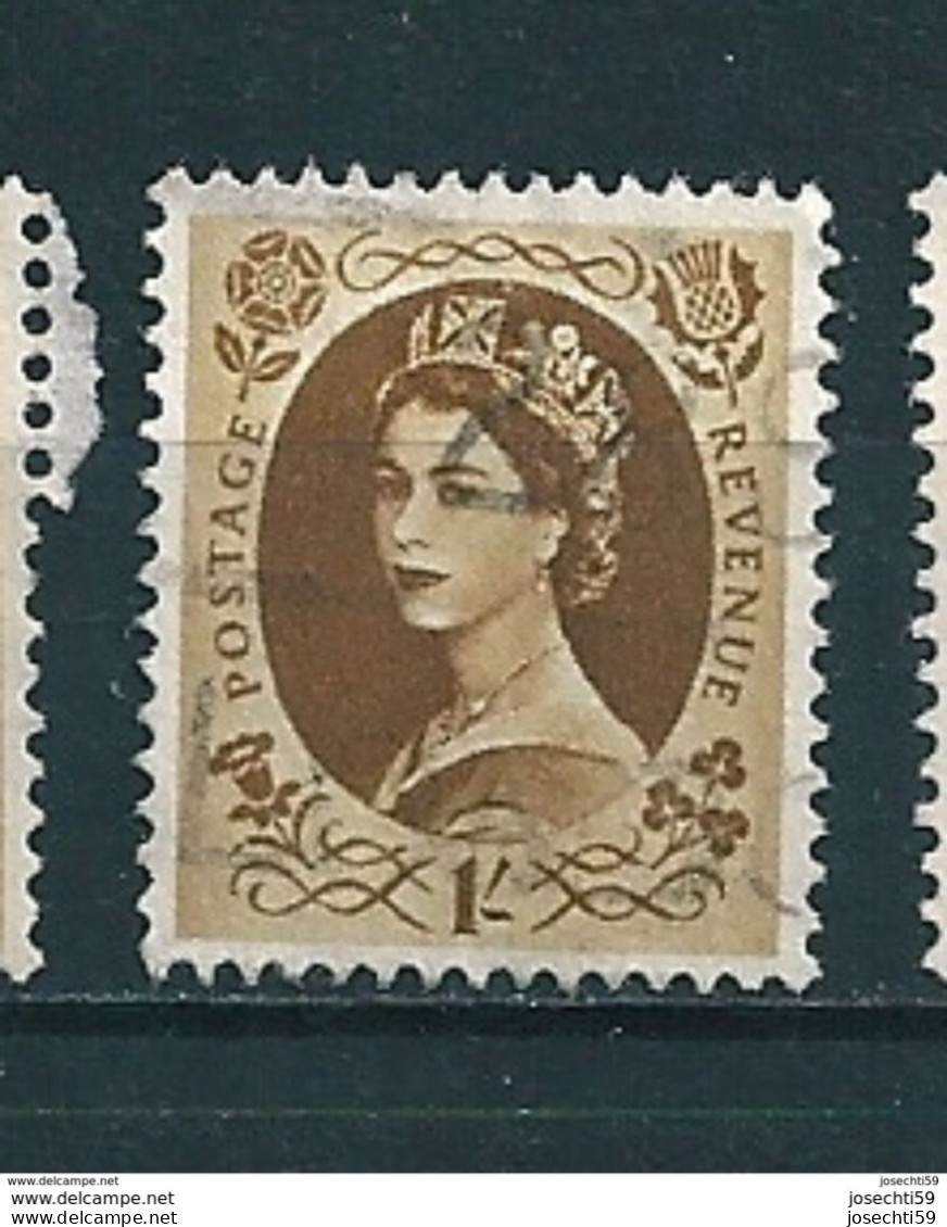 N° 276   Timbre Stamp Great Britain Queen Elizabeth II  Royaume Uni   GRANDE BRETAGNE 1952 GB Postage Revenue - Usati