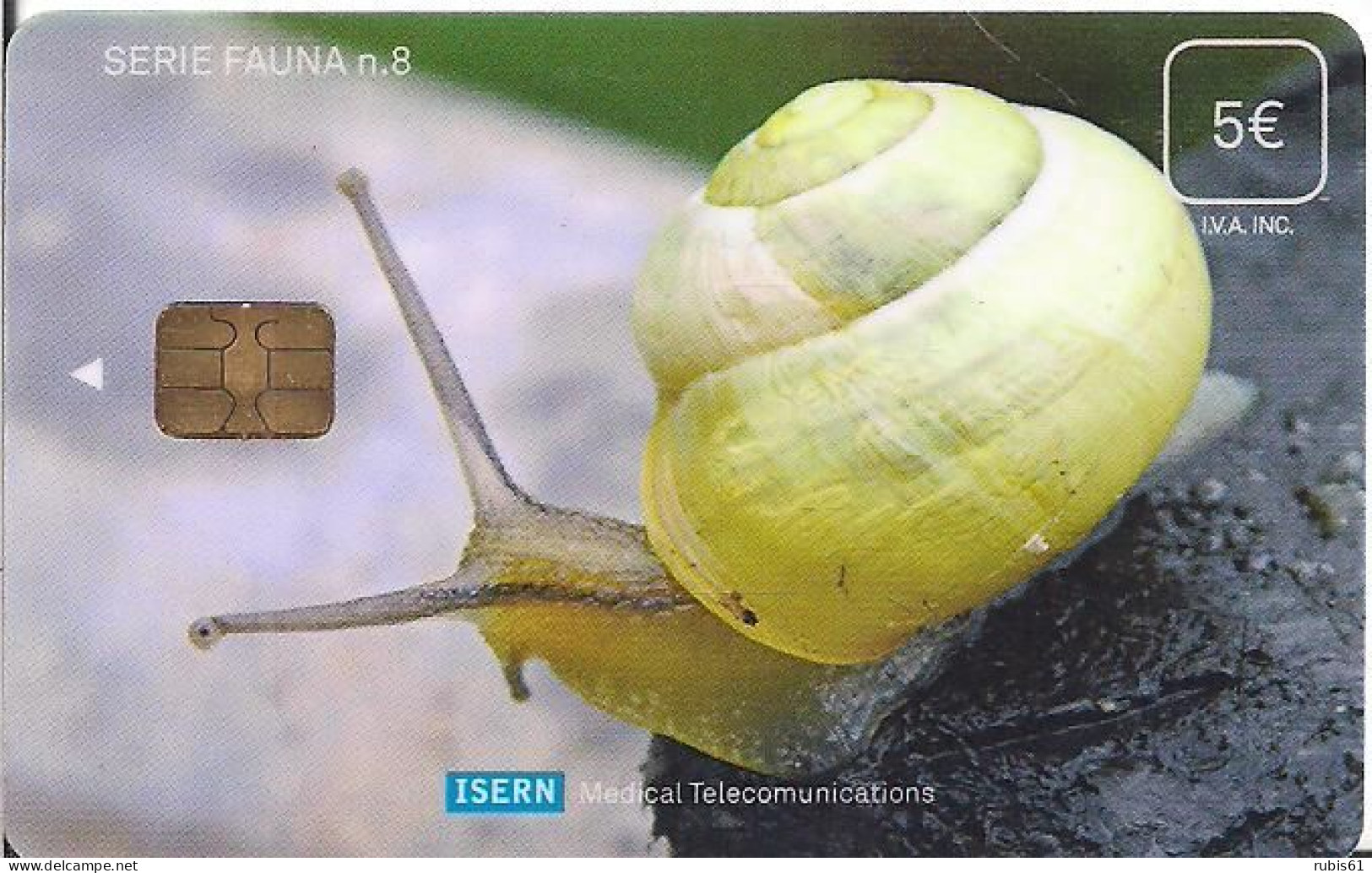 TARJETA TELEFONICA Y TV ISERN FAUNA 8 - Otros & Sin Clasificación