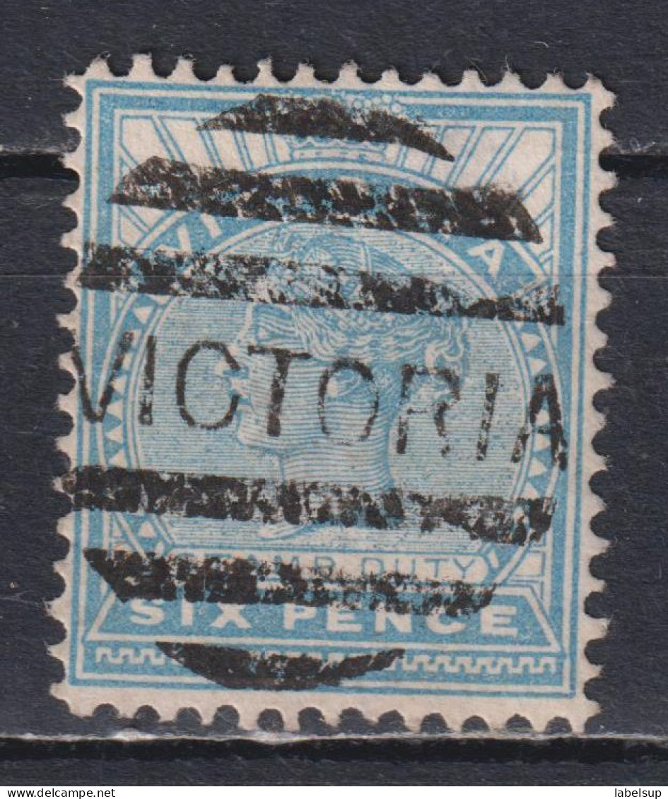 Timbre Oblitéré  De Victoria De 1886 N° 97 - Usati