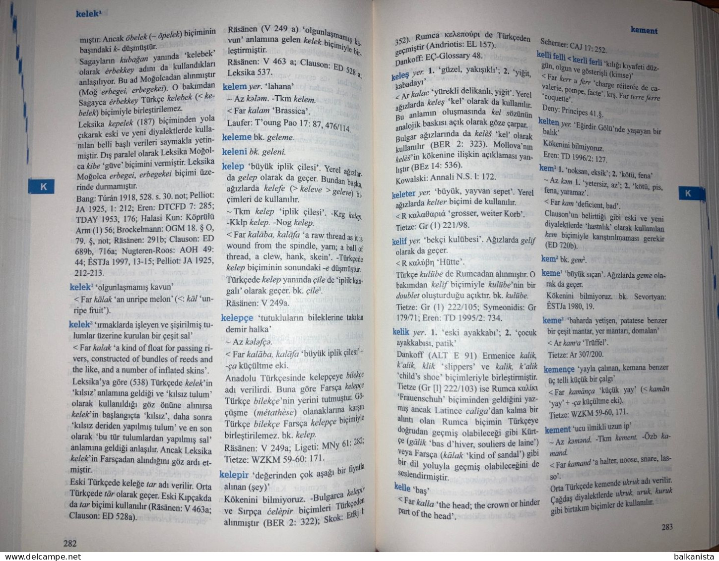 Eren Turk Dilinin Etimolojik Sozlugu - Eren Dictionary Of Turkish Etymology - Cultura