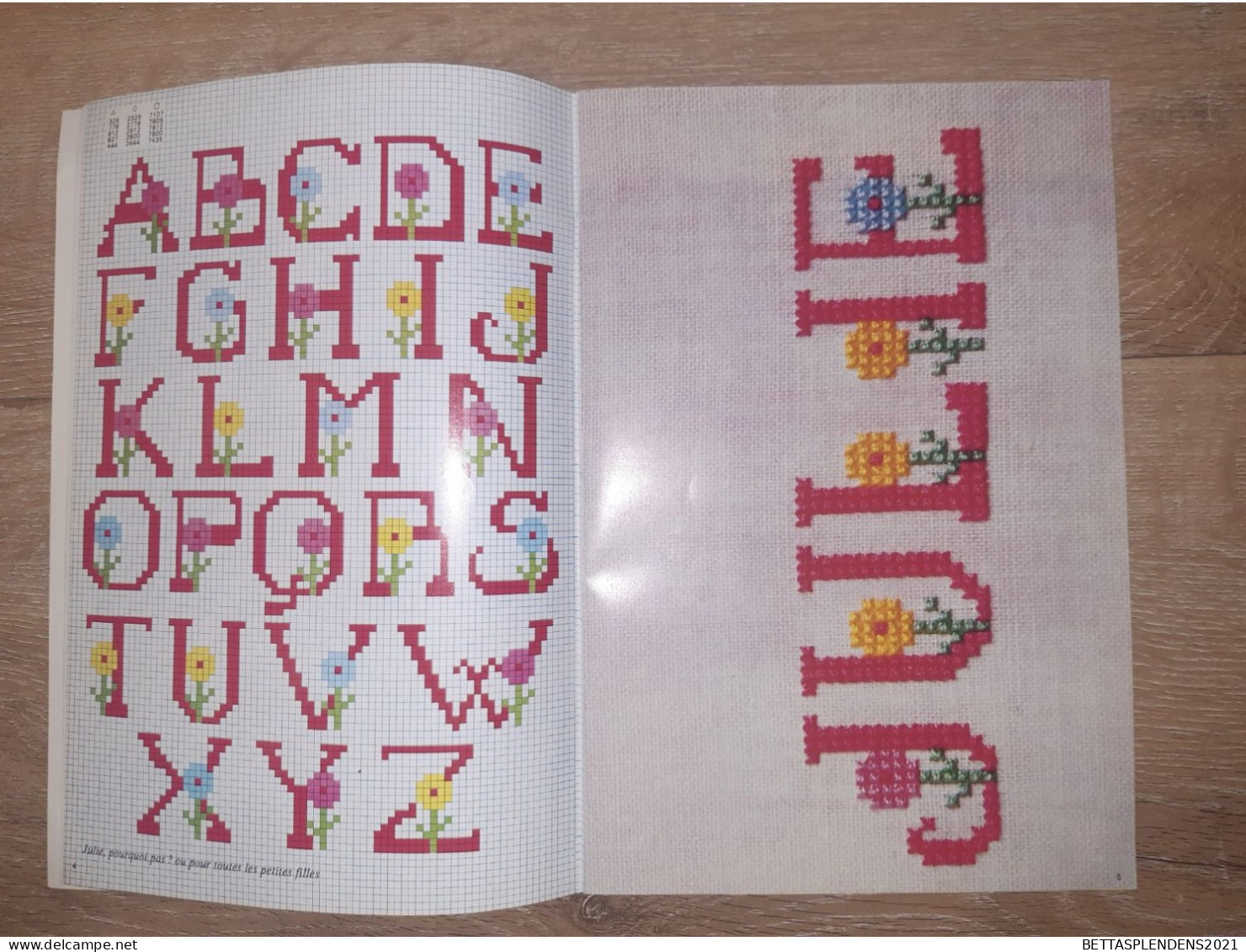 Bibliothèque DMC - LA BRODERIE AU POINT DE CROIX - Les Alphabets - Point De Croix