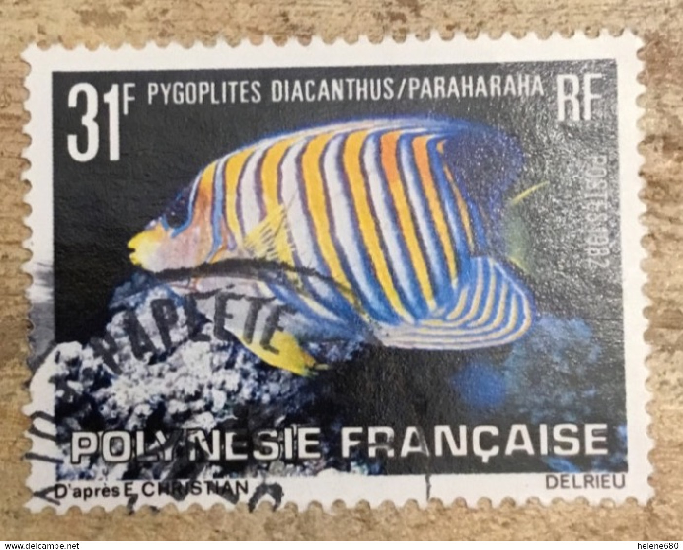 POLYNÉSIE. Poisson N° 175 - Used Stamps