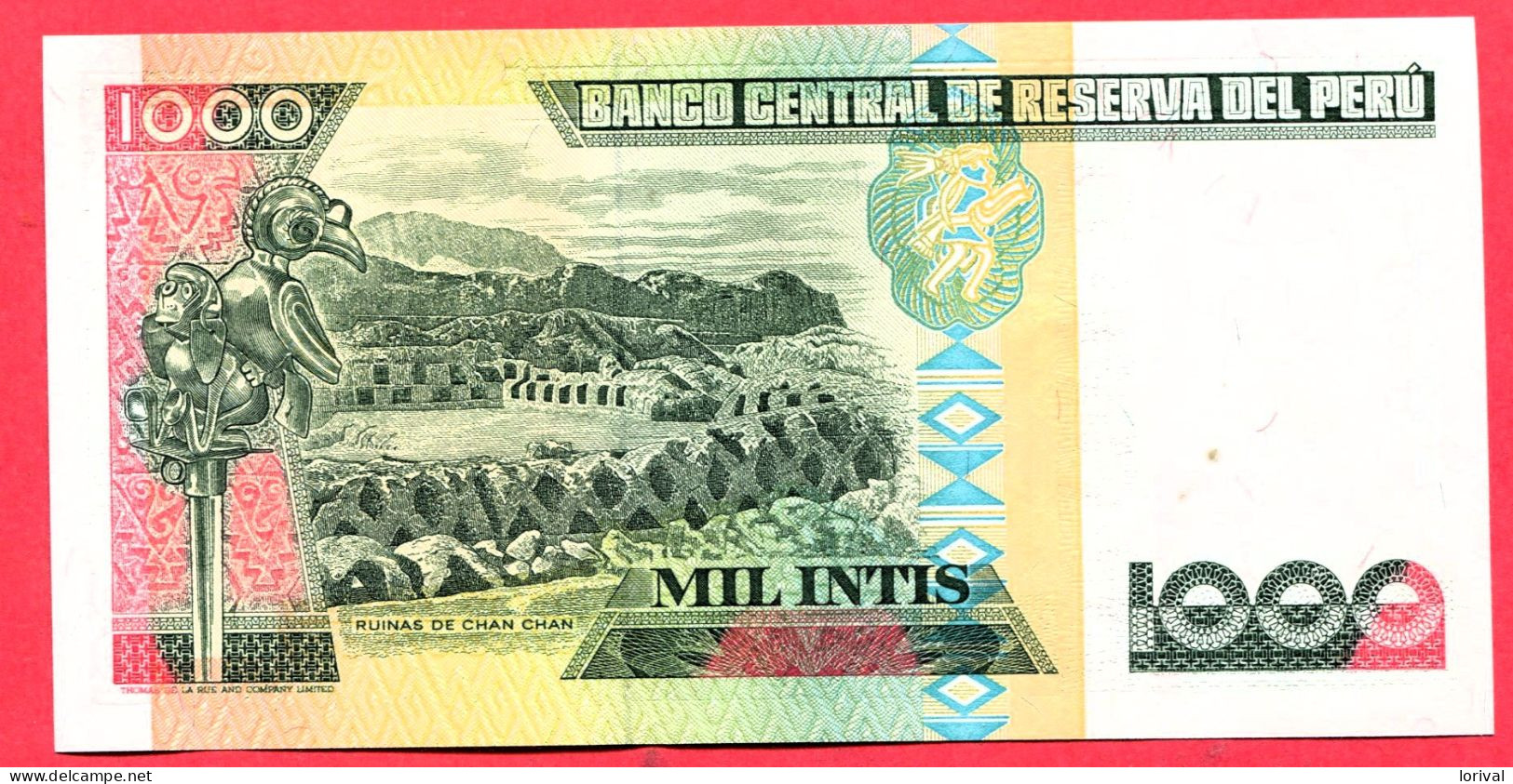 1000 Intis Neuf 3 Euros - Peru