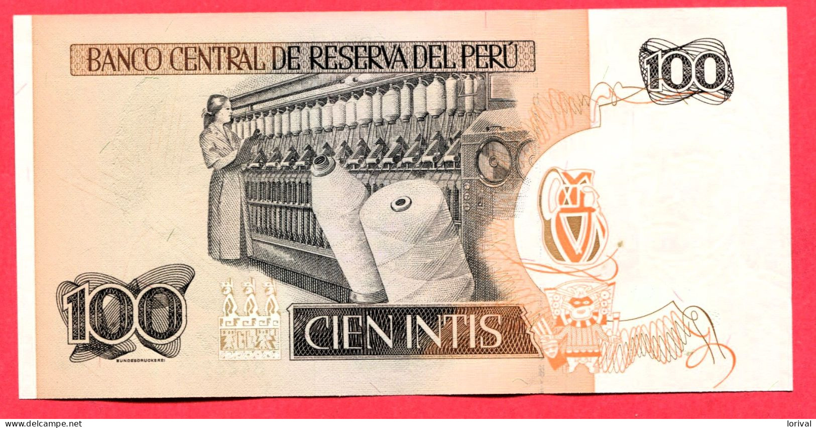 50 Intis Neuf 3 Eduros - Peru