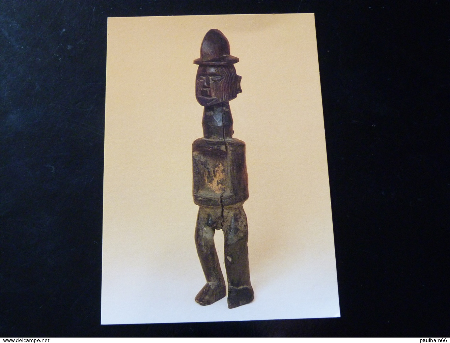 STATUETTE TEKE  DITE BILONGO  -  UNIVERSITE BRAZAVILLE CONGO - Objets D'art