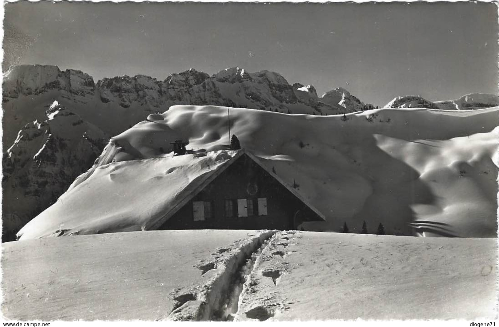 Cabane De Planachaux Sur Champéry Dents Blanches Rare - Champéry