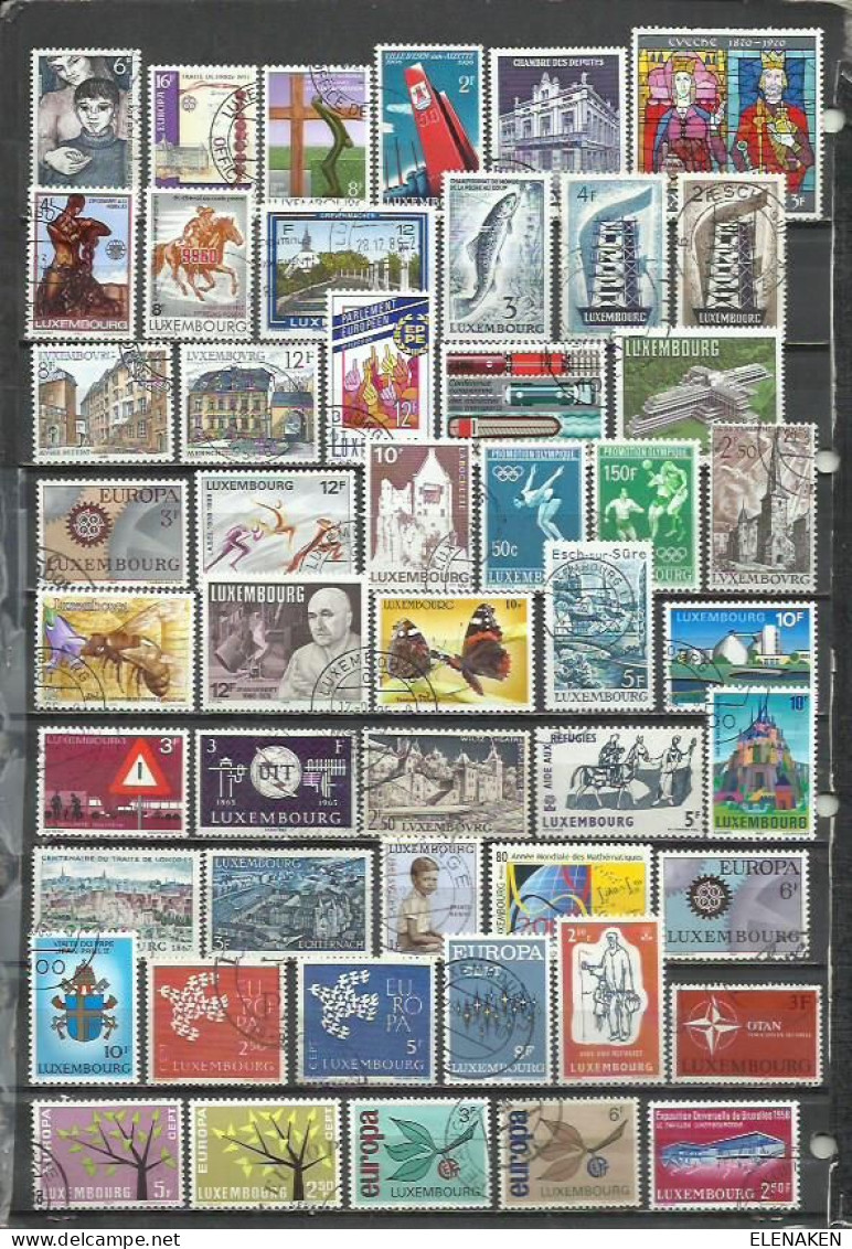 R203-SELLOS LUXEMBURGO SIN TASAR,BUENOS VALORES,VEAN ,FOTO REAL.LUXEMBOURG STAMPS WITHOUT TASAR, GOOD VALUES, SEE, REAL - Colecciones