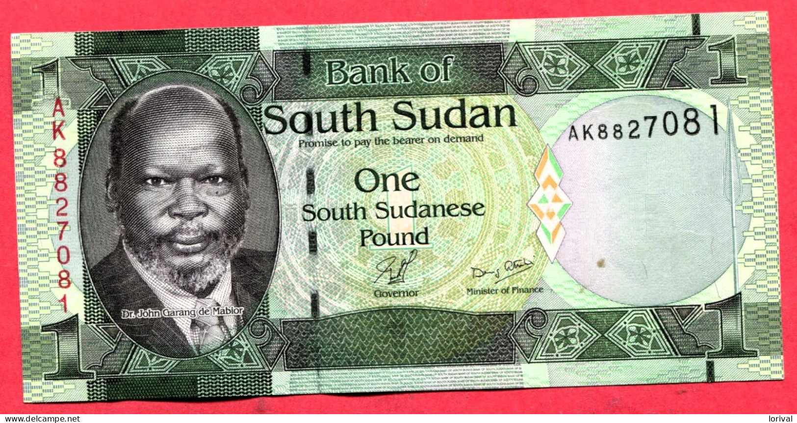 1 Livre Neuf 3 Euros - South Sudan