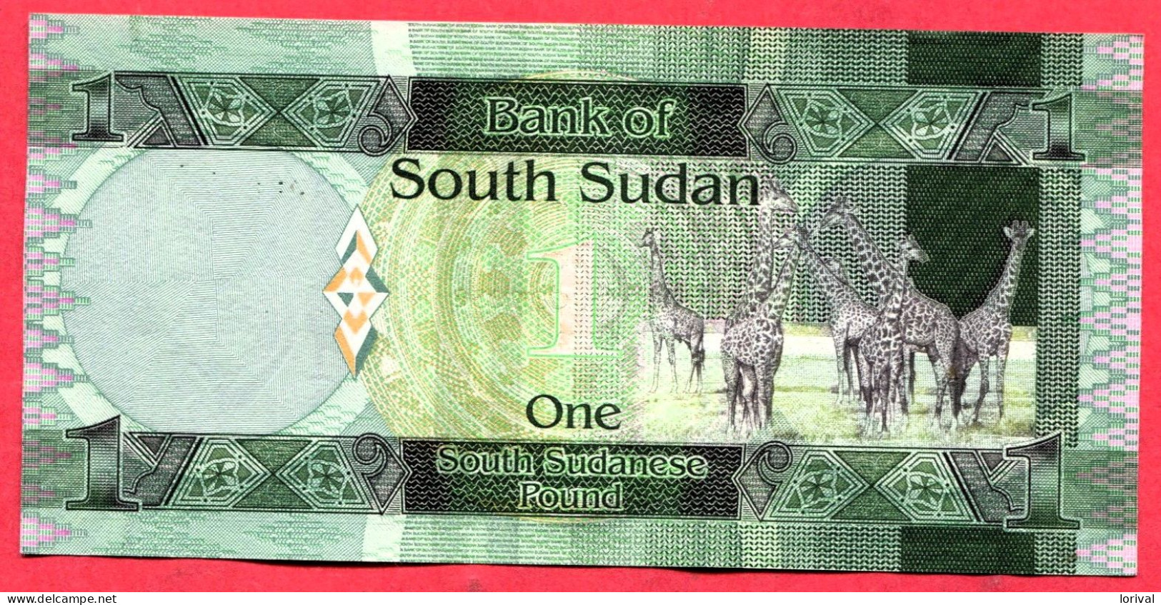 1 Livre Neuf 3 Euros - South Sudan