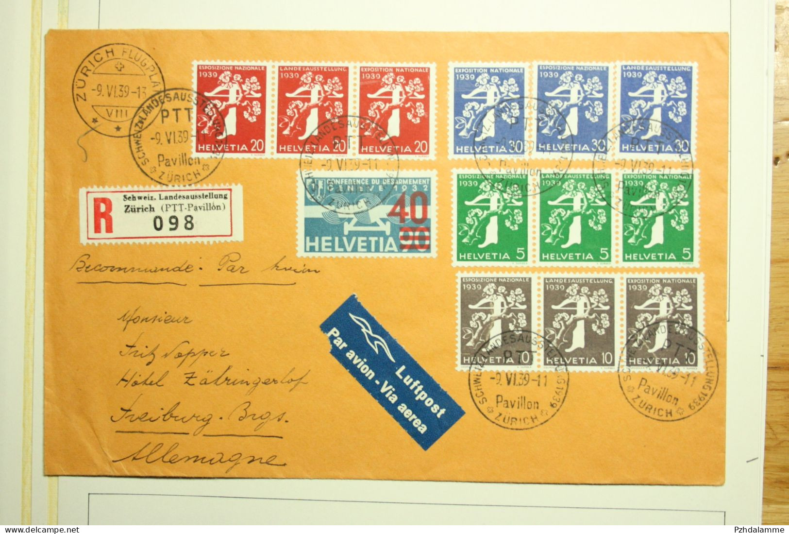 Schweiz 1939 Landesausstellung In Vielen Kombinationen Mit Briefe - Lotes/Colecciones