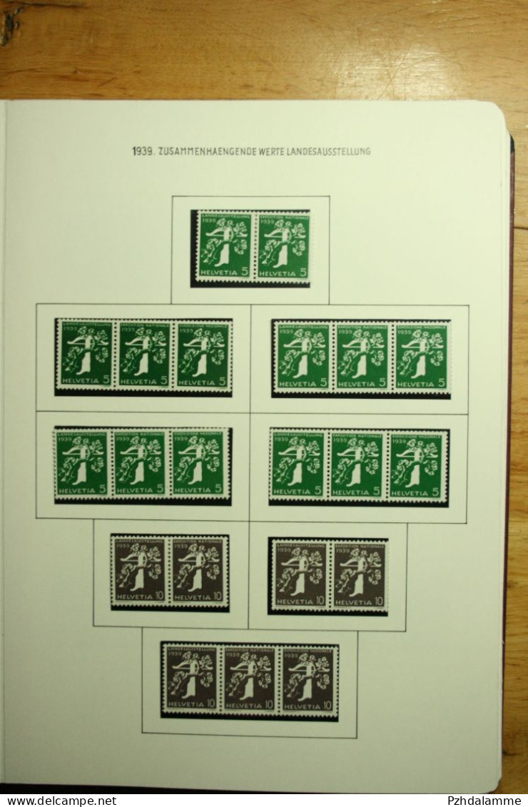 Schweiz 1939 Landesausstellung In Vielen Kombinationen Mit Briefe - Lotes/Colecciones