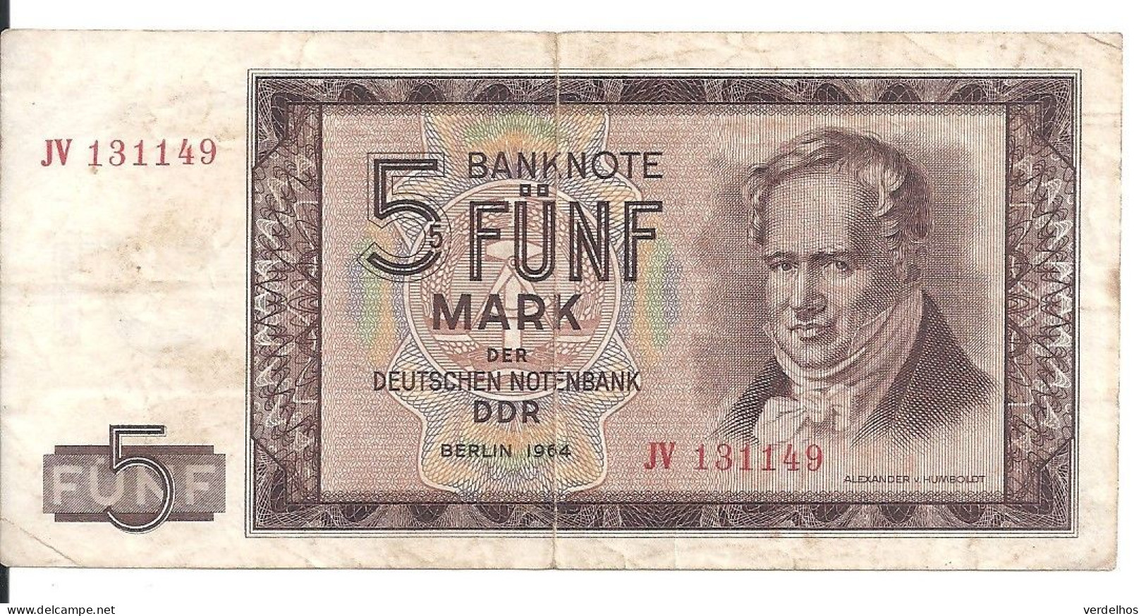 ALLEMAGNE 5 MARK 1964 VF P 22 - 5 Mark