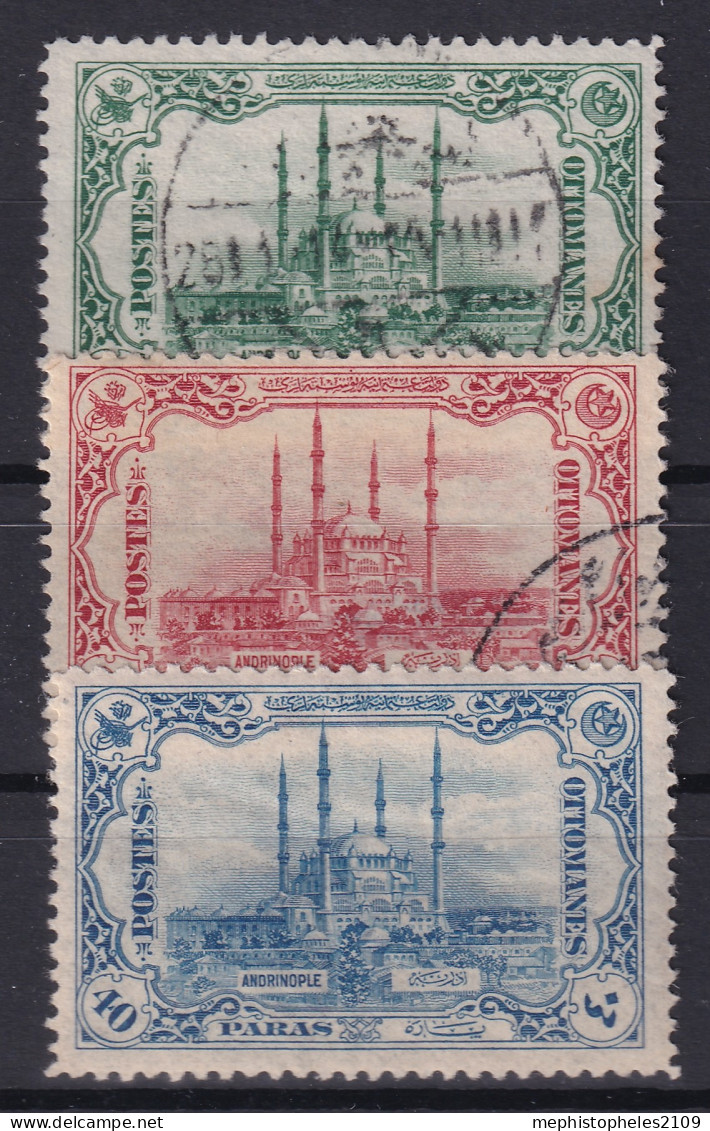 OTTOMAN EMPIRE 1913 - MLH/canceled - Sc# 251-253 - Ungebraucht