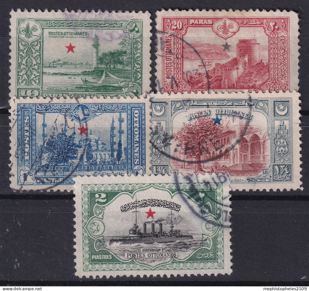 OTTOMAN EMPIRE 1914 - Canceled - Sc# 271-276 - Gebraucht