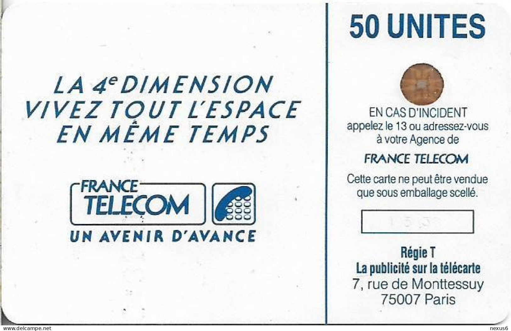 France - 0059 - Lucy , SC3, Cn. 105138 (In Frame), 03.1989, 50Units, 185.000ex, Used - 1989