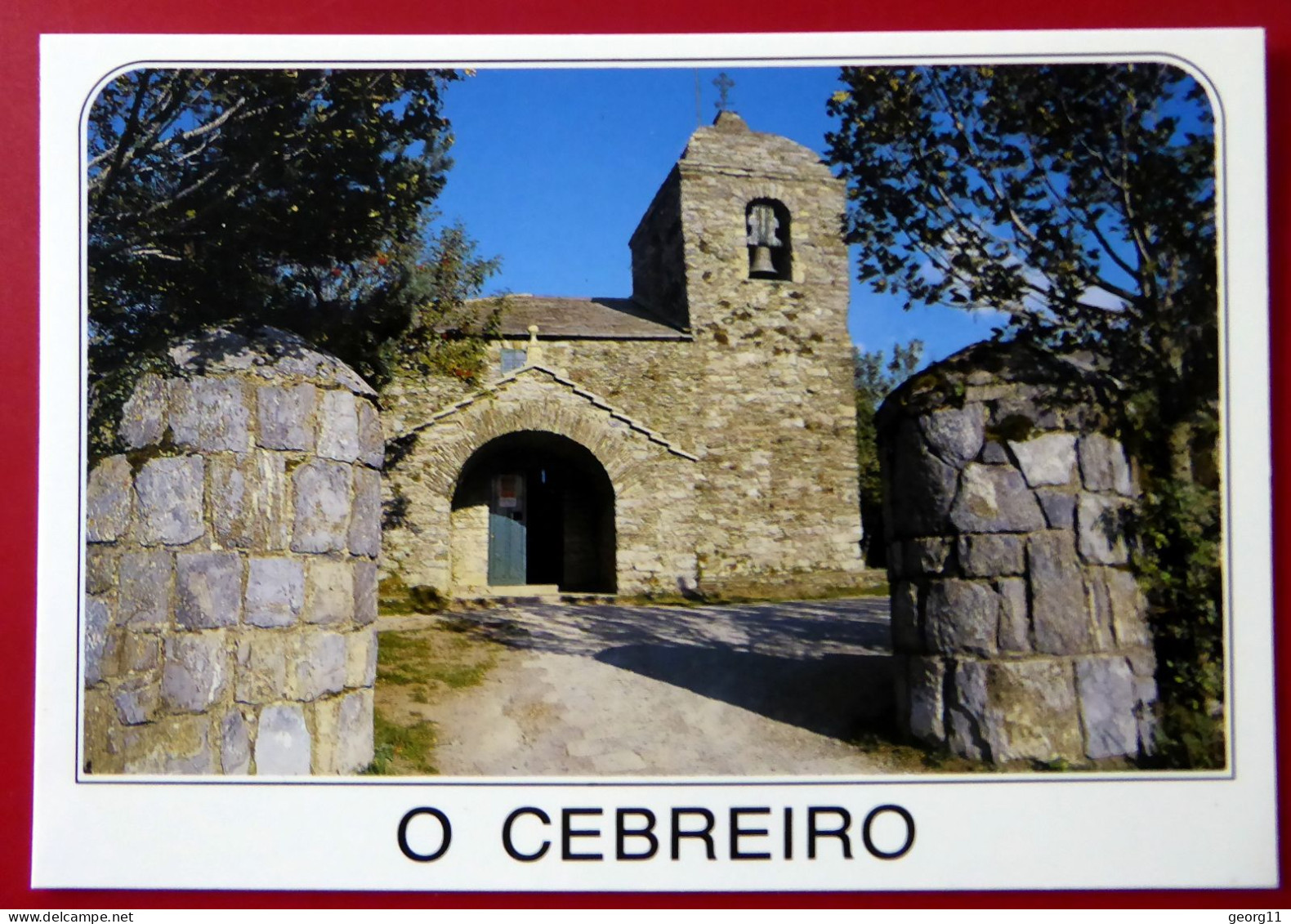 O Cebreiro - Kirche Santa Maria - Romanik - Jakobsweg - Spanien - Stempel - Lugo