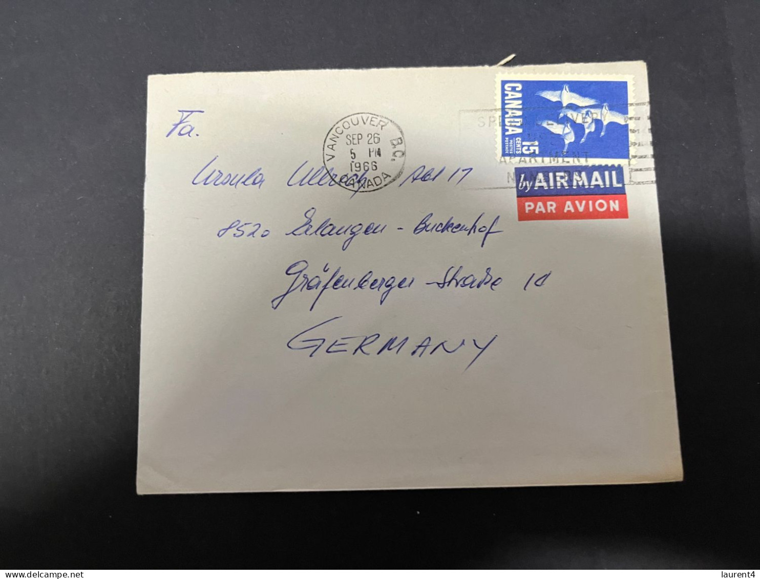 5-11-2023 (1 V 24) Canada Cover Posted To Germany (1960's) 2 Covers - Lettres & Documents
