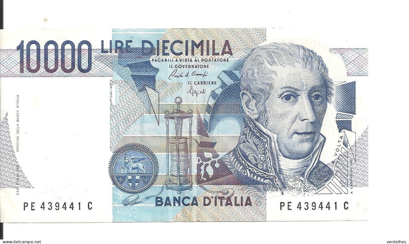 ITALIE 10000 LIRE D.1984 VF+ P 112 B - 10000 Liras