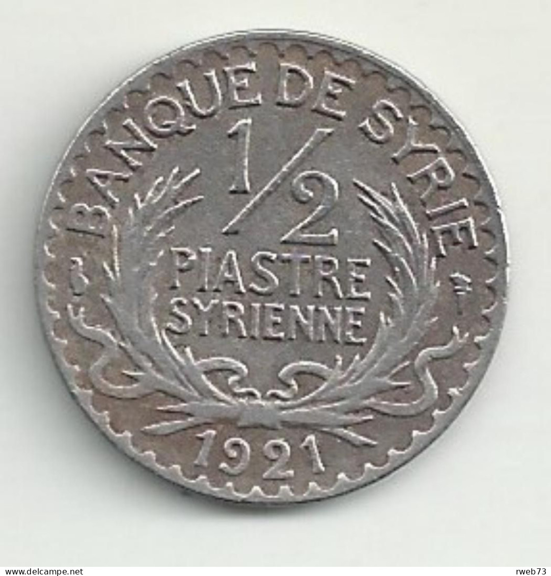 SYRIE - 1/2 Piastre - 1921 - TB/TTB - Syria