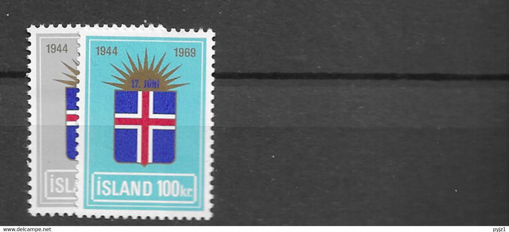 1969 MNH Iceland, Island, Mi 430-31 - Nuovi