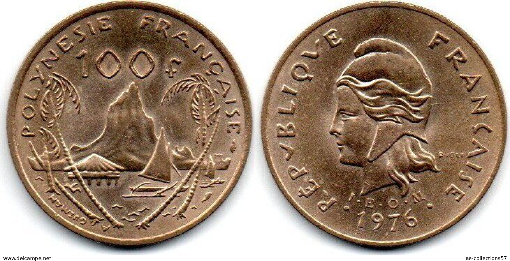 MA 27404  / Polynésie Française 100 Francs 1976 SUP - French Polynesia