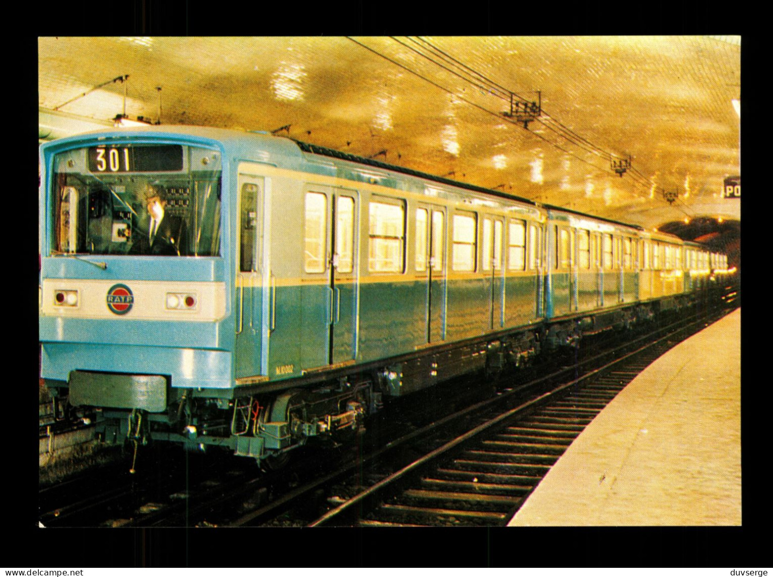 Metro Metropolitain Paris 3 Cartes Postales ( Voir 6 Scans ) - Métro