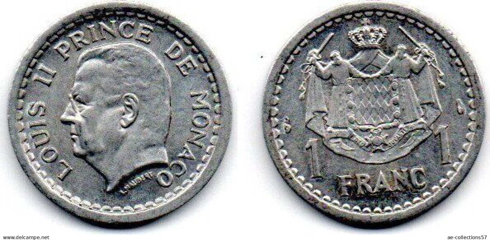 MA 27433  / Monaco 1 Franc SUP - 1922-1949 Louis II.