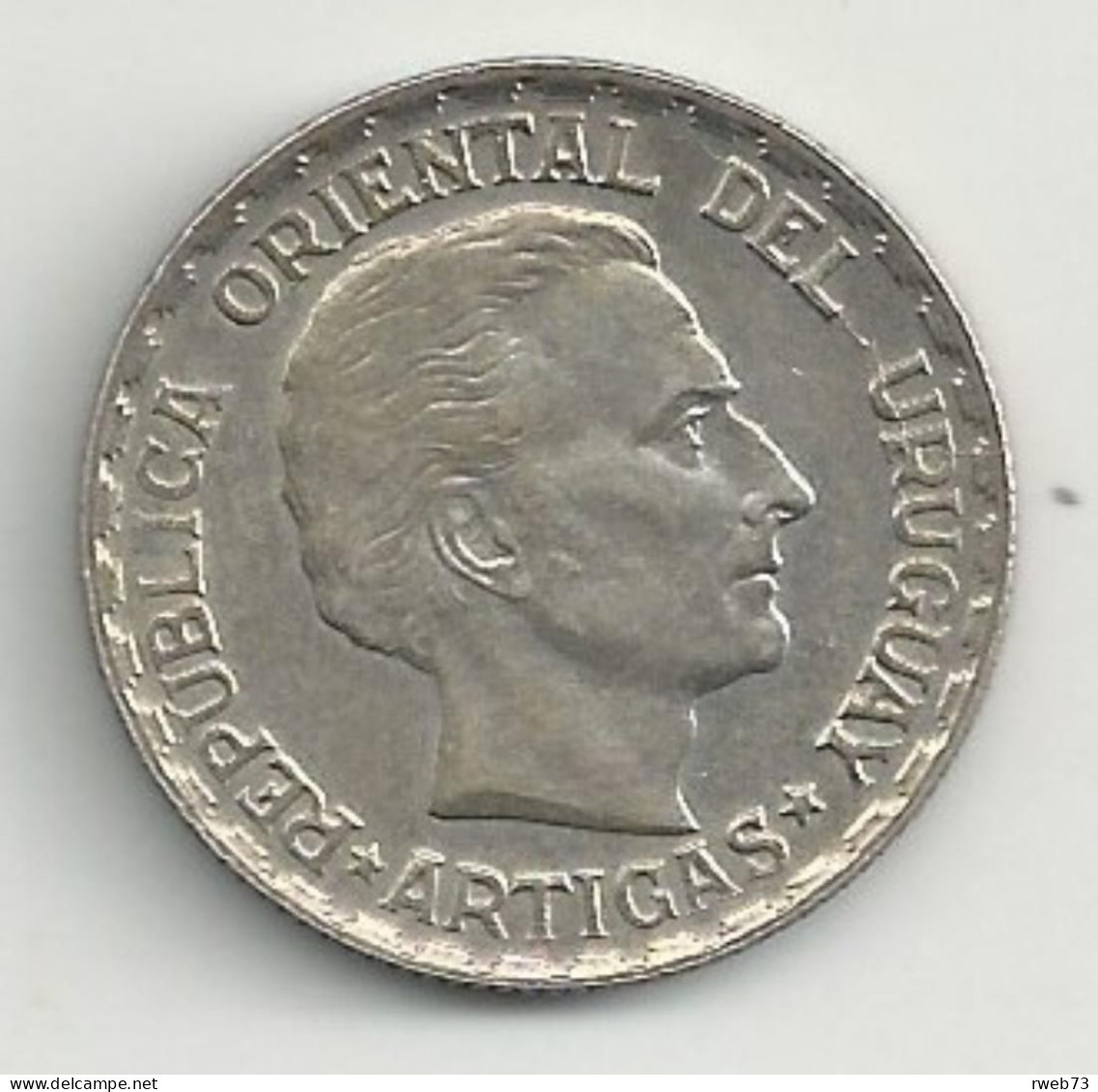 URUGUAY - 50 Centesimos - 1943 - Argent - TB/TTB - Uruguay