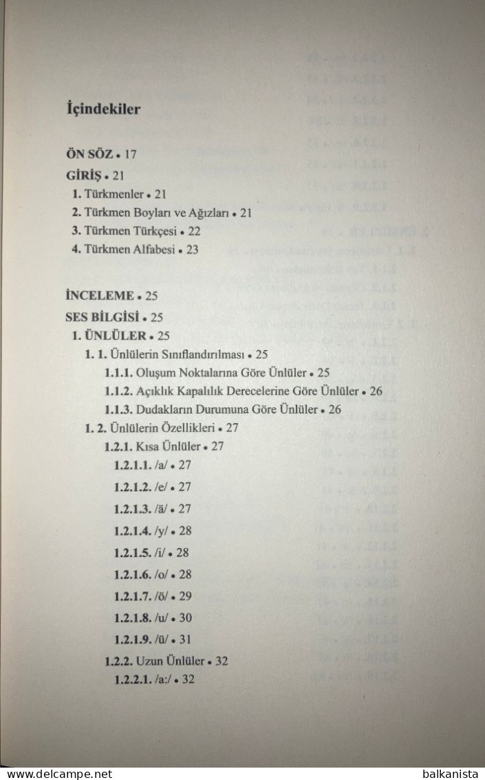 Turkmen Turkcesi Grameri Turkmen Language Grammar - Cultura