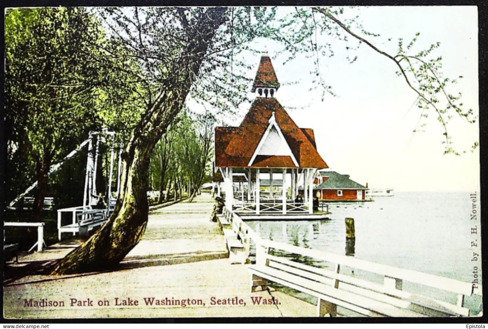 ► Cpa SEATTLE  Madison Park Lake Washington 1910s    WA - Seattle