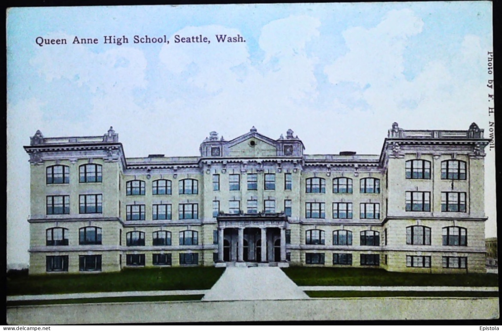 ► Cpa SEATTLE  Queen Anne High School  1910s    WA - Seattle
