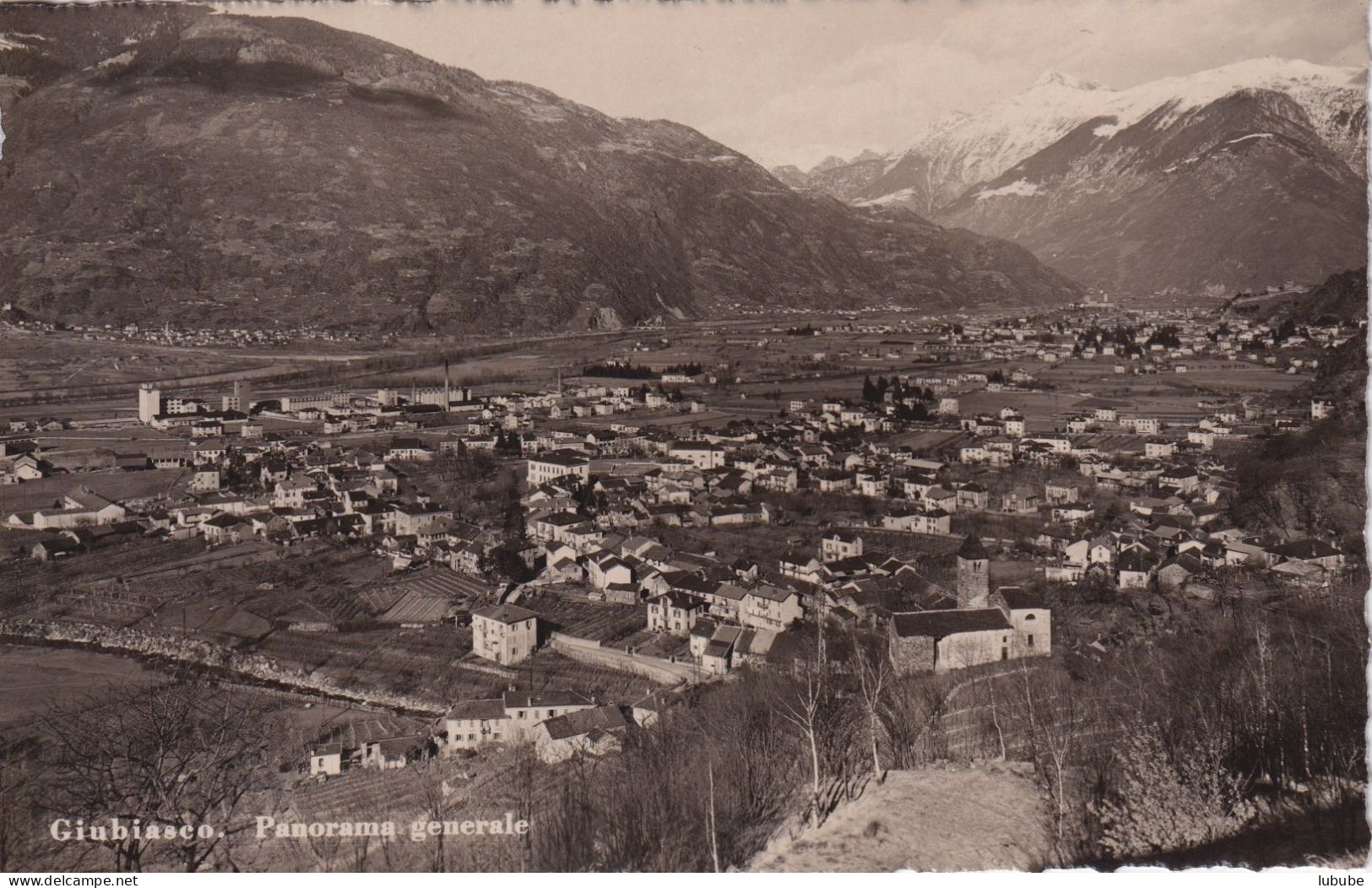 Giubiasco - Panorama Generale         Ca. 1950 - Giubiasco